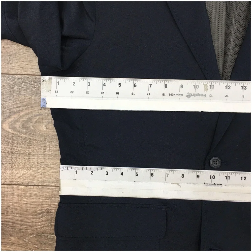 EDDIE BAUER Mens Performance Blazer‎ Sport Coat Casual Jacket Size 42L Blue Suit